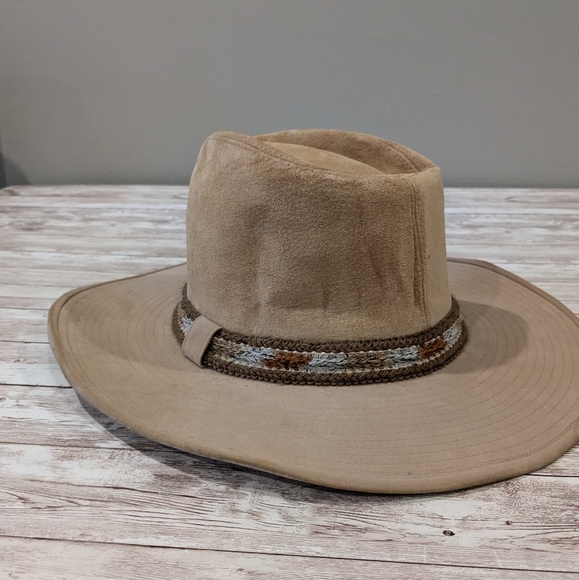 Vintage Larry Mahan Hat Collection Suede Leather Resistol Product 7 1/4 main image 12